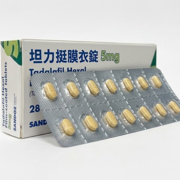 山德士 – 坦力挺膜衣錠Tatalafi Hexal 5mg犀利士每日錠學名藥 (28錠/盒) 1